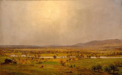 ポンプトンプレーンズ、ニュージャージー州、1867年。 作： Jasper Francis Cropsey