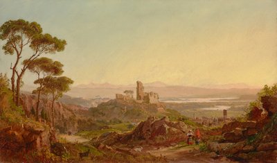 ナルニの廃墟、イタリア 1875年 （油彩・キャンバス） 作： Jasper Francis Cropsey