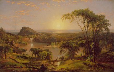 夏、オンタリオ湖 作： Jasper Francis Cropsey