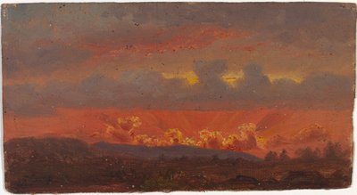 無題、1876年。 作： Jasper Francis Cropsey