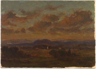 無題、1877年。 作： Jasper Francis Cropsey
