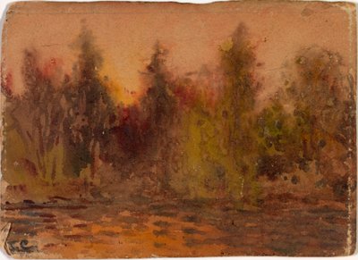 無題」1875年～1880年頃 作： Jasper Francis Cropsey
