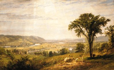 ペンシルベニア州ワイオミングバレー、1864年。 作： Jasper Francis Cropsey