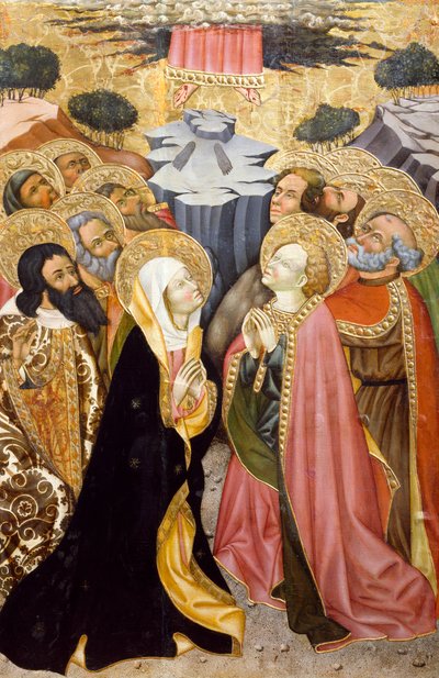 キリストの昇天、ヴェルドゥの祭壇画 作： Jaume Ferrer