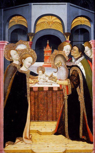 割礼、ヴェルドゥの祭壇画 作： Jaume Ferrer