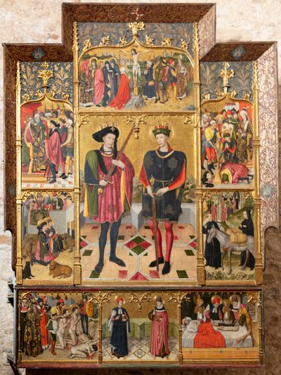 祭壇画 (聖アブドとセネンの祭壇画) 作： Jaume Huguet