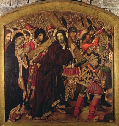 カルバリーへの道、ブランカーの祭壇画 作： Jaume Huguet
