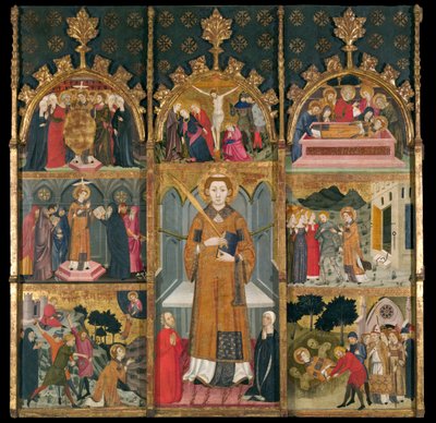 聖ステファノの祭壇画 作： Jaume Serra
