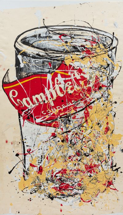 Number One, 2019（キャンバスにハウスペイントとインク） 作： Jay Batlle