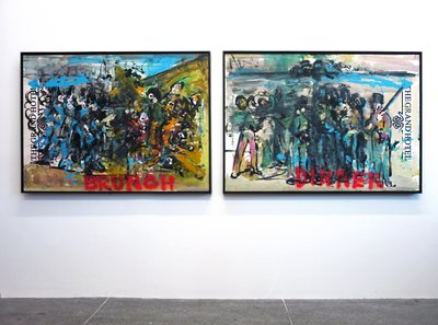 The Execution Of History, 2010（ミクストメディア、水彩紙、パネル、裏面にレシピ付き） 作： Jay Batlle