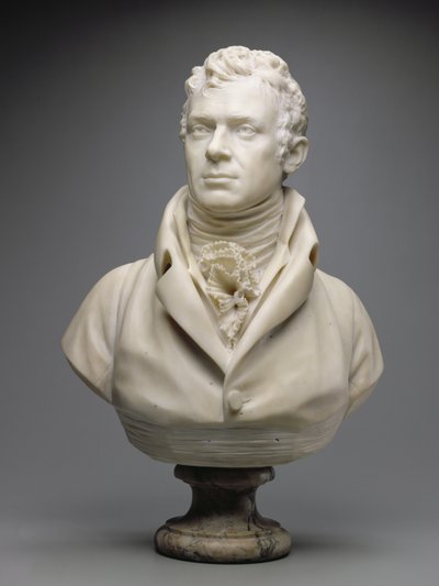 ロバート・フルトン、1804年頃（大理石）（345578-79も参照） 作： Jean Antoine Houdon