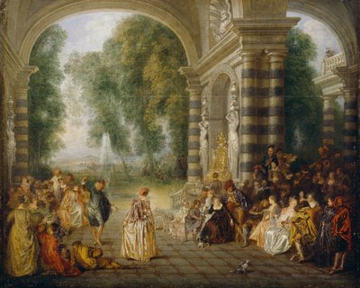 ボールの快楽 作： Jean-Antoine Watteau