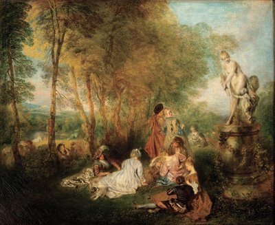 愛の饗宴 作： Jean-Antoine Watteau