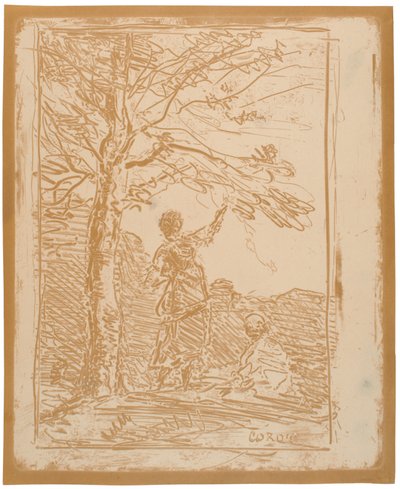 死と乙女 作： Jean-Baptiste-Camille Corot