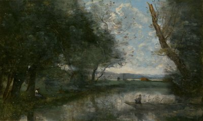 風景 作： Jean-Baptiste-Camille Corot
