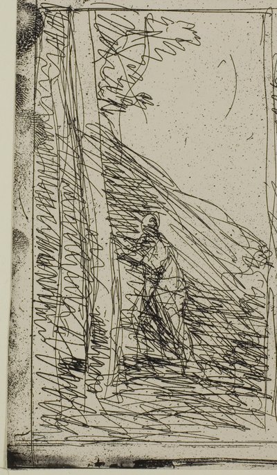 走り書き 作： Jean-Baptiste-Camille Corot