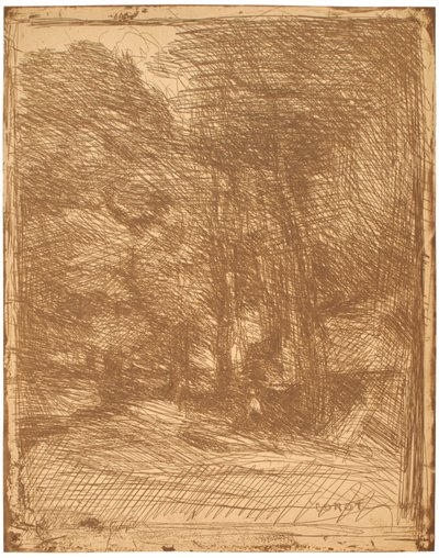 バ・ブレオの思い出 作： Jean-Baptiste-Camille Corot