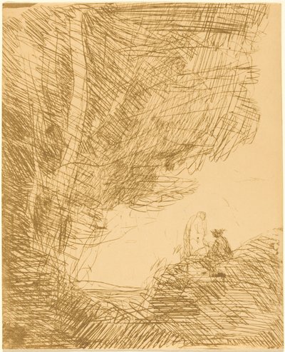 詩人とそのミューズ 作： Jean-Baptiste-Camille Corot