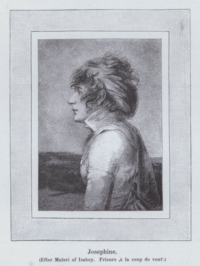 ジョセフィーヌ・ボーアルネ、ナポレオン1世の最初の妻 作： Jean Baptiste (after) Isabey