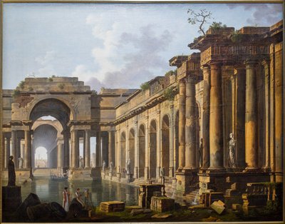 古代の風呂跡 作： Jean Baptiste Berlot