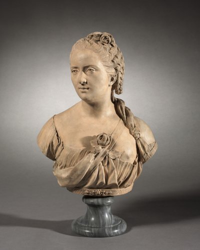 女性の肖像、1759 作： Jean Baptiste Defernex