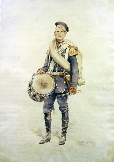 ドラマーの肖像 作： Jean Baptiste Edouard Detaille