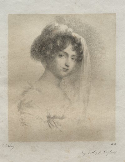 夫人 ホレス・ベルネ 作： Jean-Baptiste Isabey