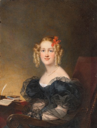 女性の肖像 作： Jean-Baptiste Isabey