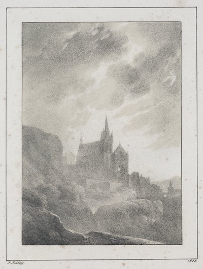 その大聖堂 作： Jean-Baptiste Isabey