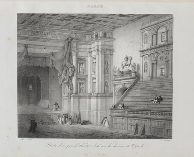 1822年のイタリア旅行 作： Jean-Baptiste Isabey