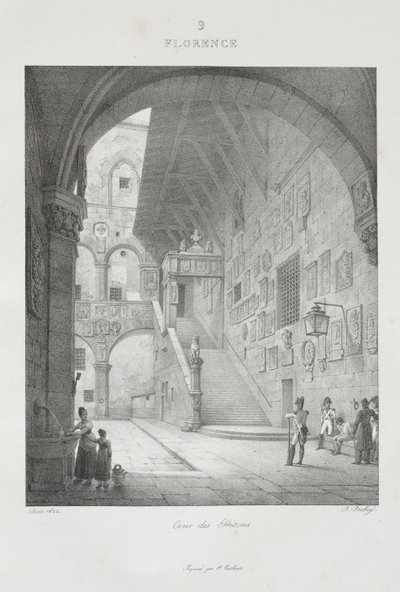 1822年のイタリア旅行 作： Jean-Baptiste Isabey