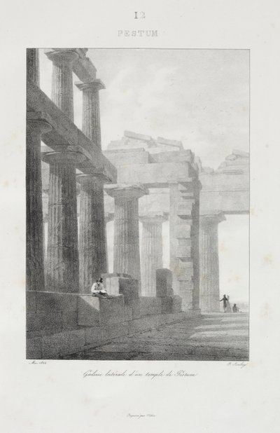1822年のイタリア旅行 作： Jean-Baptiste Isabey