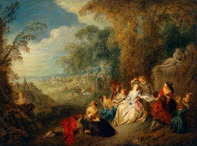 Festa Country (óleo sobre tela) 作： Jean Baptiste Joseph Pater