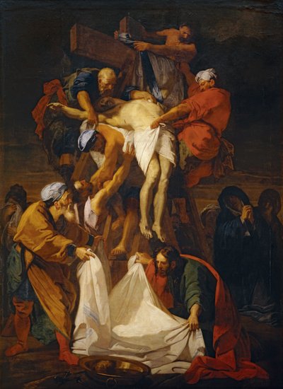 十字架からの降下． 作： Jean-Baptiste Jouvenet