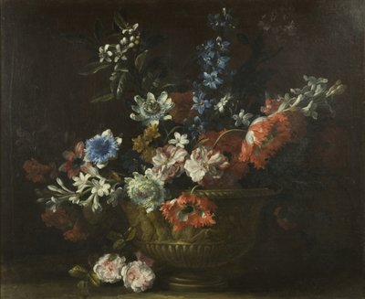 フラワーピース、1690年頃（キャンバスに油彩） 作： Jean Baptiste Monnoyer