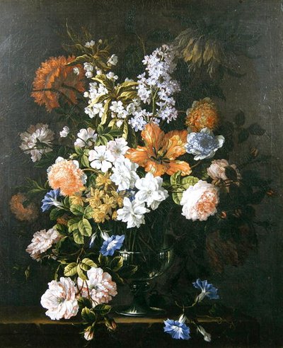 花の静物画（油彩・キャンバス） 作： Jean Baptiste Monnoyer
