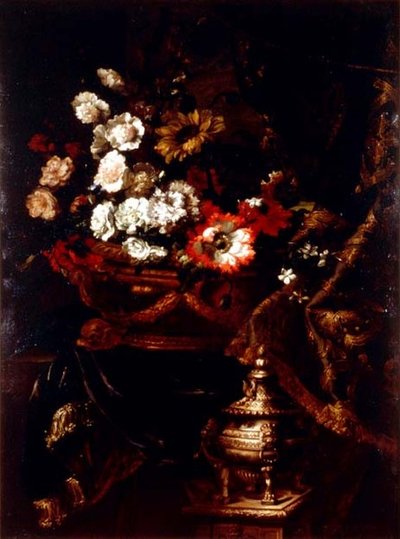 花の静物画 作： Jean Baptiste Monnoyer