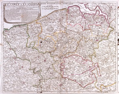 フランス（ノール＝パ＝ド＝カレー地域圏）、ベルギーの大部分（南東部を除く）、オランダ（ゼーラント州、北ブラバント州） 作： Jean-Baptiste Nolin