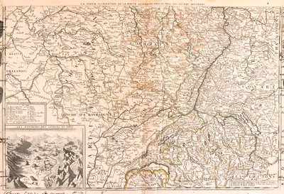 フランス（地方：Upper Normandy, Île-de-France, Champagne-Ardenne, Rhône-Alpes, Burgundy, Auvergne, Centre）、ベルギー（南ワロン地域圏）、ルクセンブルク、ドイツ（ラインラント＝プファルツ州、ザールラント州、バーデン＝ヴュルテンベルク州）、スイス（州：トゥルガウ州、アッペンツェル州 作： Jean Baptiste Nolin