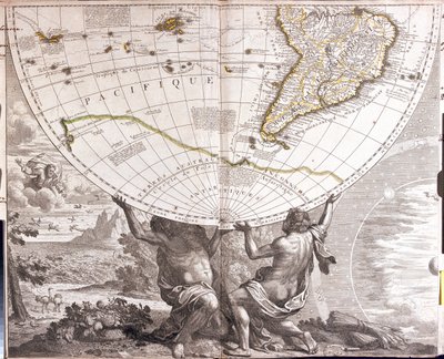 南半球地図 作： Jean Baptiste Nolin