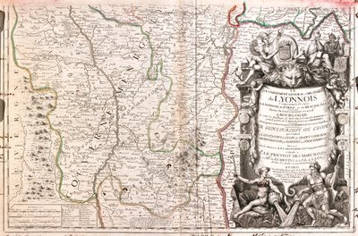 フランス、ローヌ・アルプ地方、オーヴェルニュ南東部 作： Jean Baptiste Nolin
