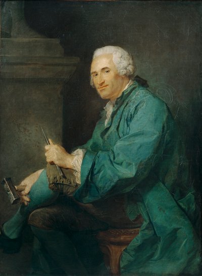 ランベール＝シギスベール・アダム・レーヌ、彫刻家... 作： Jean-Baptiste Perronneau