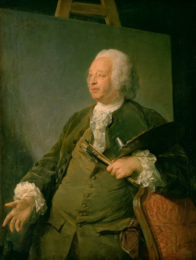 ジャン＝バティスト・オードリーの肖像、1753年頃（キャンバスに油彩） 作： Jean Baptiste Perronneau