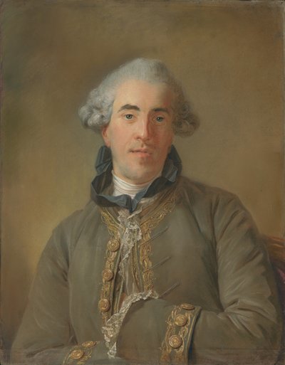 テオフィル・ヴァン・ロベの肖像 作： Jean-Baptiste Perronneau