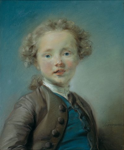 ジャン=バティスト・アントワーヌ・ル・モワンヌの肖像 作： Jean-Baptiste Perronneau