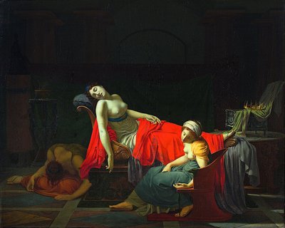 クレオパトラの死 作： Jean-Baptiste Regnault