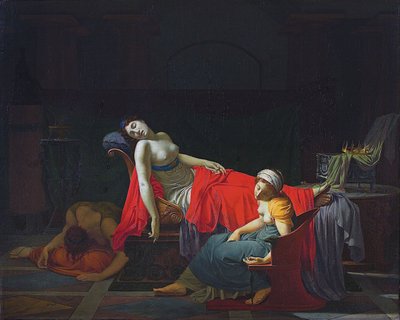 クレオパトラの死 作： Jean-Baptiste Regnault