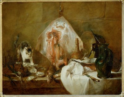 スケート - ラ・レイエ... 作： Jean-Baptiste Simeon Chardin