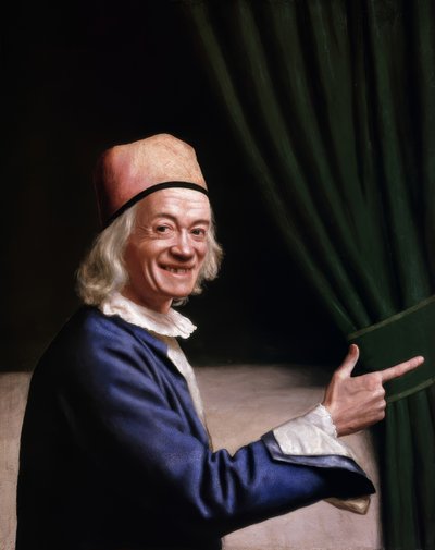 笑うリオタール 作： Jean-Etienne Liotard