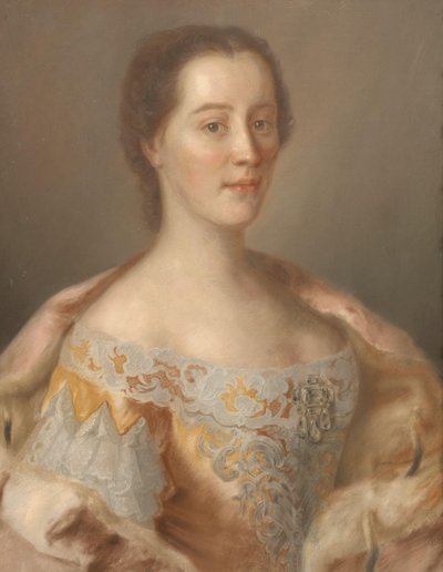 オーストリア大公妃マリア・アンナの肖像 作： Jean-Etienne Liotard
